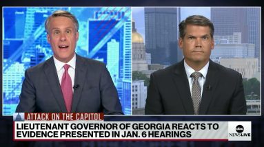 Georgia's lieutenant governor reacts to Jan. 6 hearings | ABCNL