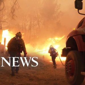 Massive California wildfire erupts