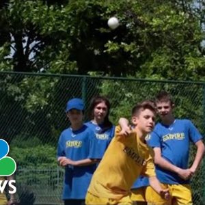 Non-Profit Brings Love Of Baseball To Ukrainian Refugees In Poland
