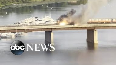 Passengers flee as train catches fire during commute | WNT