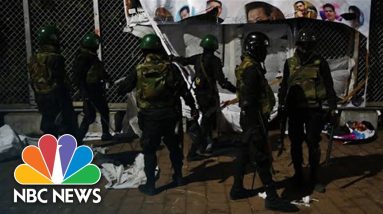 Sri Lankan Security Forces Raid Protest Camp