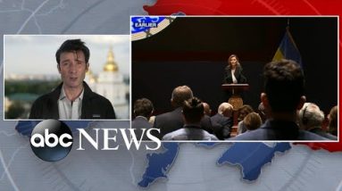 Ukraine's first lady addresses Congress, asks for more weapons