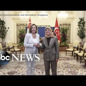 ABC News Live: House Speaker Nancy Pelosi arrives in Taiwan