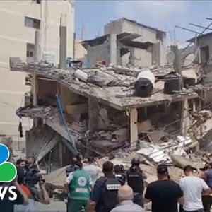 Watch: Video Captures Moment Israeli Airstrike Destroys Home Of Suspected Islamic Jihad Member