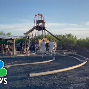 Teams Work To Rescue 10 Miners Trapped In Mexico