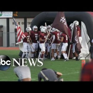 Sold-out crowd at Honey Bowl Stadium for Uvalde's high school football team
