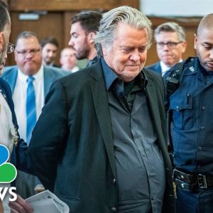 Manhattan DA Announces Charges Against Steve Bannon In Border Wall Fraud Case