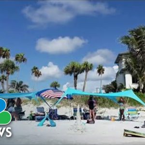 Florida Residents Push Back On Town's Beach Umbrella Ban