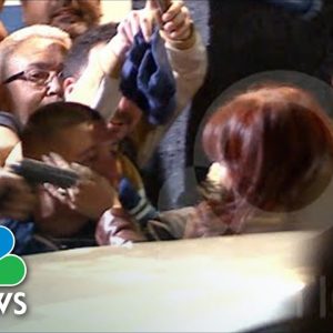 Video Shows Man Pulling Gun On Argentina’s Vice President