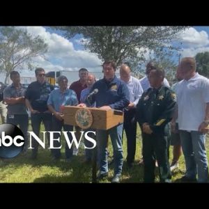 Florida officials give briefing on Ian recovery