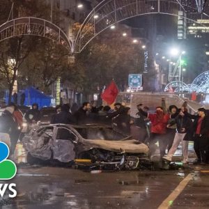 Clashes Erupt In Brussels After Morocco Beat Belgium 2-0 At World Cup
