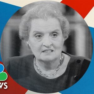 Madeleine Albright: The First Female Secretary Of State Joins 'Meet The Press'