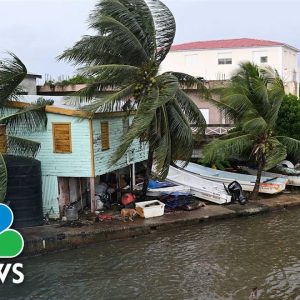 Hurricane Lisa Takes A Swipe At Belize