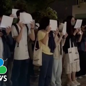 In China, ‘The Fundamental Anger Behind All The Protests Is Zero Covid’