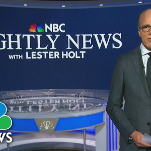 Nightly News Full Broadcast - Nov. 1
