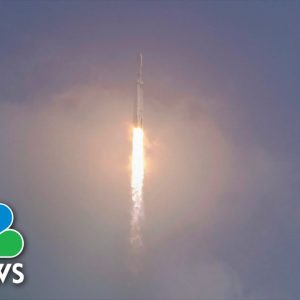 SpaceX Launches Falcon Heavy Rocket On Space Force Mission