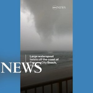 Waterspout seen off coast of Florida