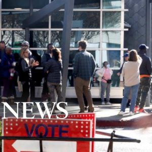 Georgia voters head to polls for Senate runoff