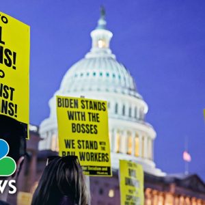 Senate Votes To Avert Rail Strike