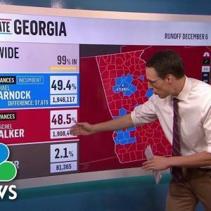 What Steve Kornacki Is Watching On The Georgia Senate Runoff