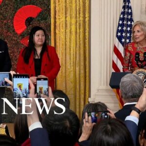 President, first lady address California shootings during Lunar New Year reception