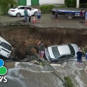 Dozens killed after unprecedented extreme weather strikes southeast Brazil