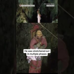 Cave explorer Mark Dickey has been rescued and brought to the surface.