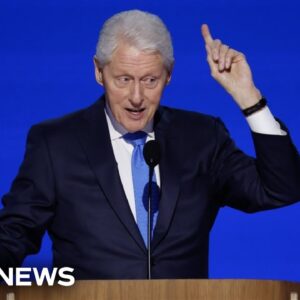 Bill Clinton says we need 'the president of joy' Kamala Harris