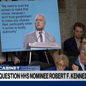 Hassan calls out RFK Jr.'s past comments on women's reproductive rights