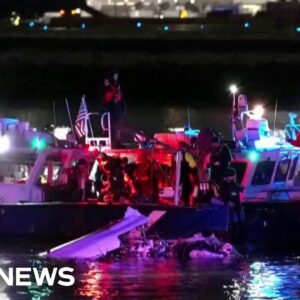 Search and rescue operation underway after Potomac plane crash