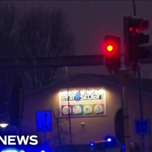 At least 10 people killed in Sweden in school shooting