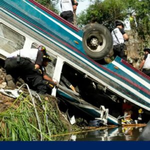 At least 40 dead in Guatemala bus crash