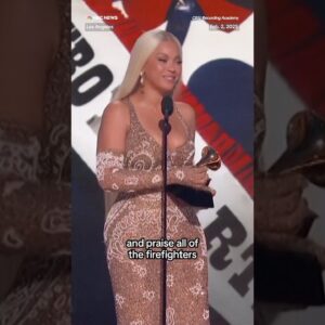 Beyoncé won the Grammy for album of the year for the first time.