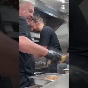 Bradley Cooper serves cheesesteaks in New Orleans ahead of Super Bowl