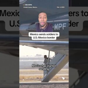 Mexico sends soldiers to U.S.-Mexico border