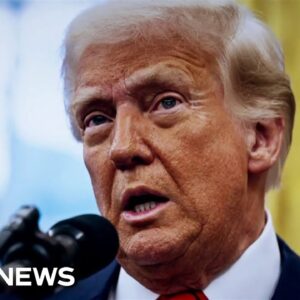 President Trump gives interview ahead of the Super Bowl