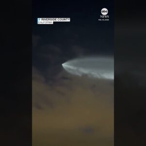 SpaceX rockets streaks across California skies - ABC News