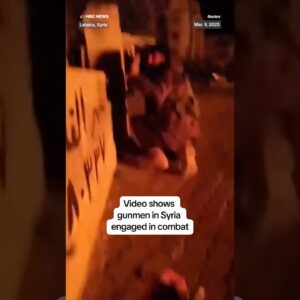 Video shows gunmen in Syria engaged in combat
