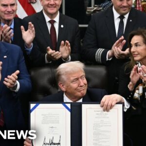 Trump signs bill to end government shutdown, rails against Democrats and Obamacare