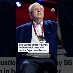 Sen. Jim Justice agrees to pay $5 million in back taxes after Justice Department lawsuit