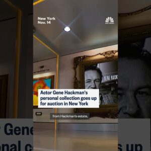 Actor Gene Hackman's personal collection goes up for auction in New York