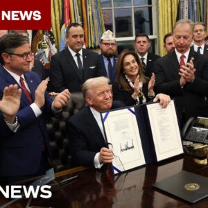 BREAKING: Trump signs bill to end the government shutdown while taking aim at Democrats