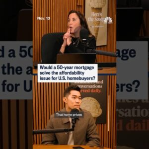 Would a 50-year mortgage solve the affordability issue for U.S. homebuyers?