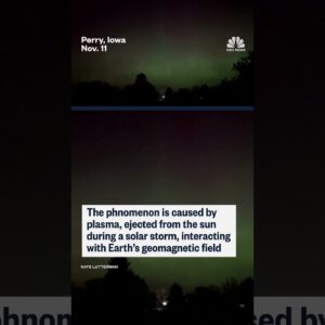 Northern Lights dazzle in the skies above the U.S.