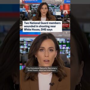 Two National Guard members wounded in shooting near White House, DHS says