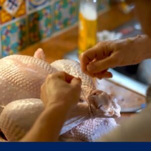 Raw turkey can carry germs that cause food poisoning, CDC warns