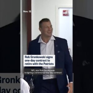 Rob Gronkowski signs one-day contract to retire with the Patriots