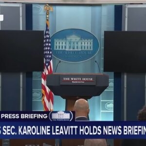 COMING UP: White House press briefing