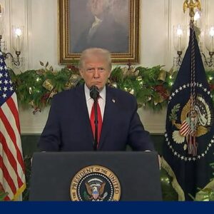 FULL REMARKS: President Trump addresses nation in end of year remarks, discusses 2026 agenda