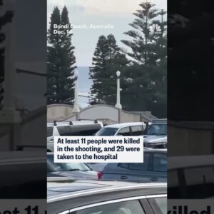 Suspected gunmen in Australia seen on bridge in Bondi Beach